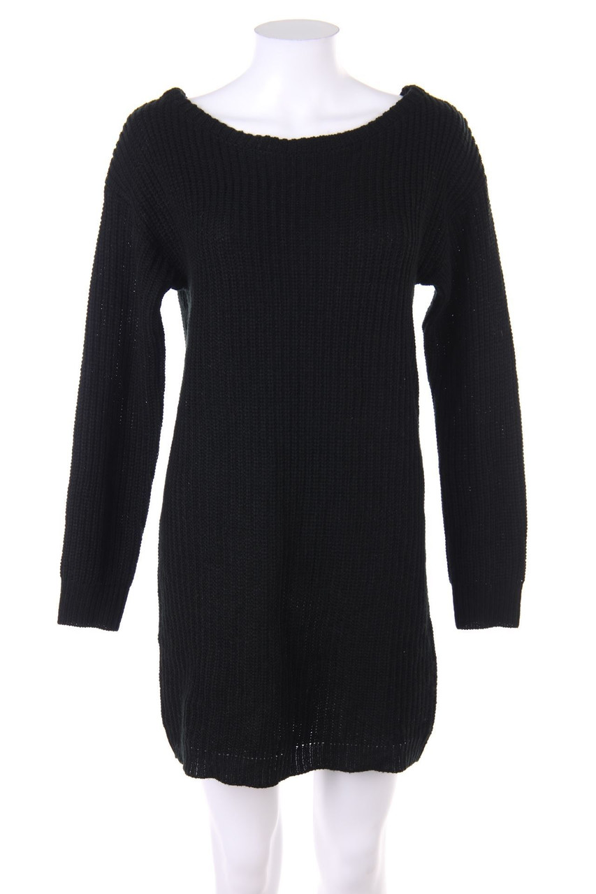 MISSGUIDED - Knit Dress with Overcut Shoulder - S