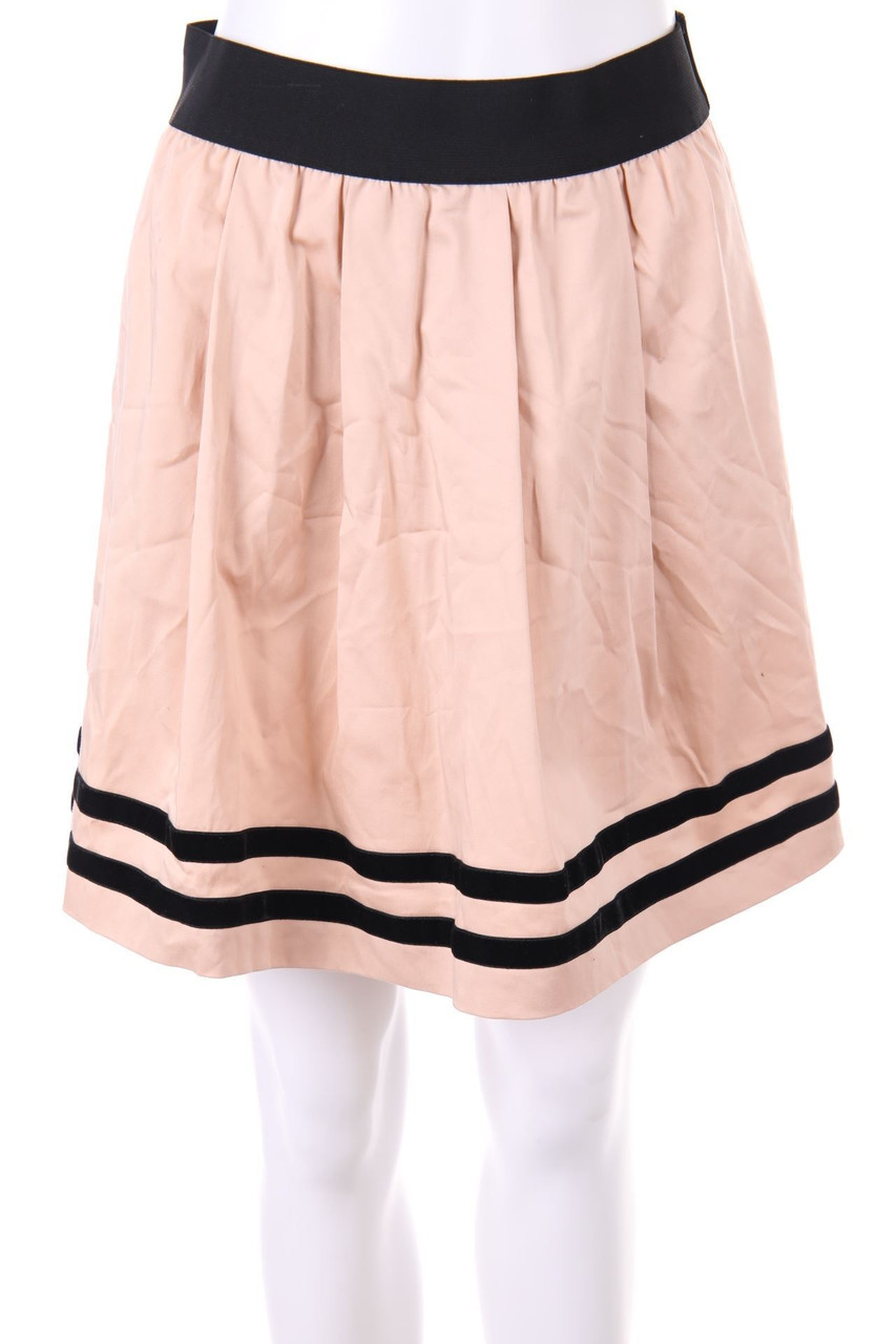 orsay - Falten-Mini-Rock mit Samt - D 36