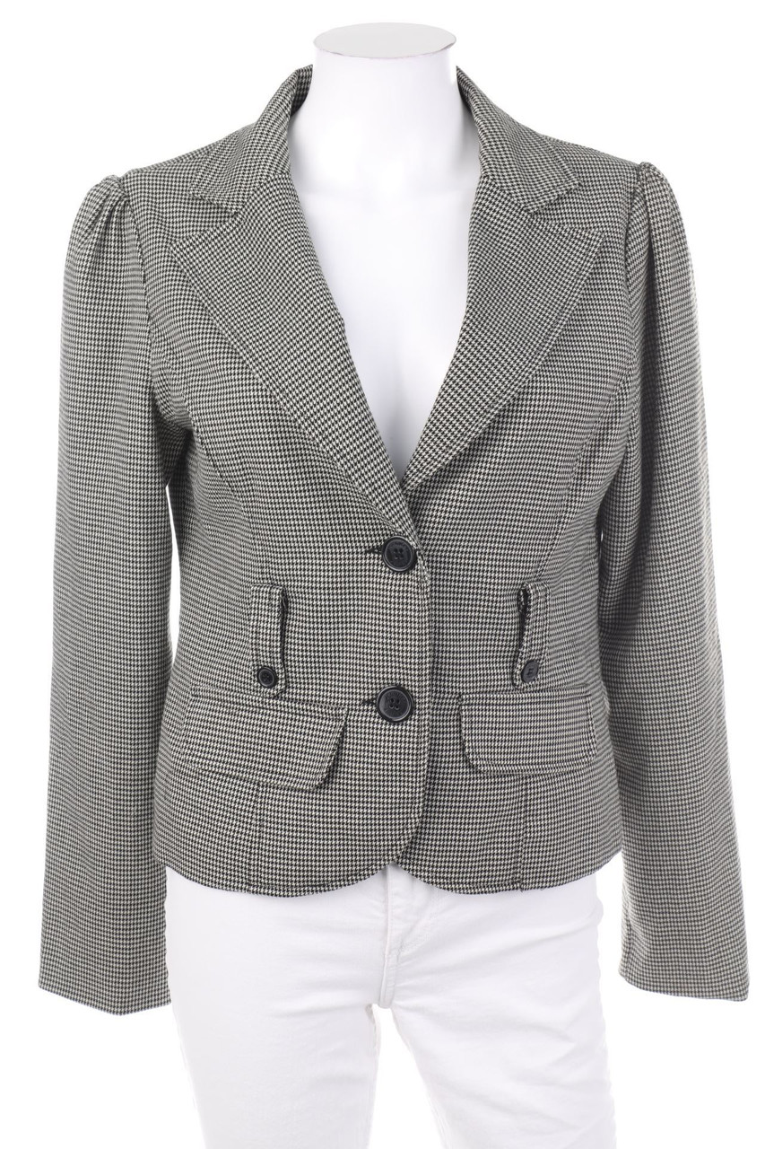 jennifer taylor - Blazer mit Reverskragen mit Hahnentritt-Muster - D 38