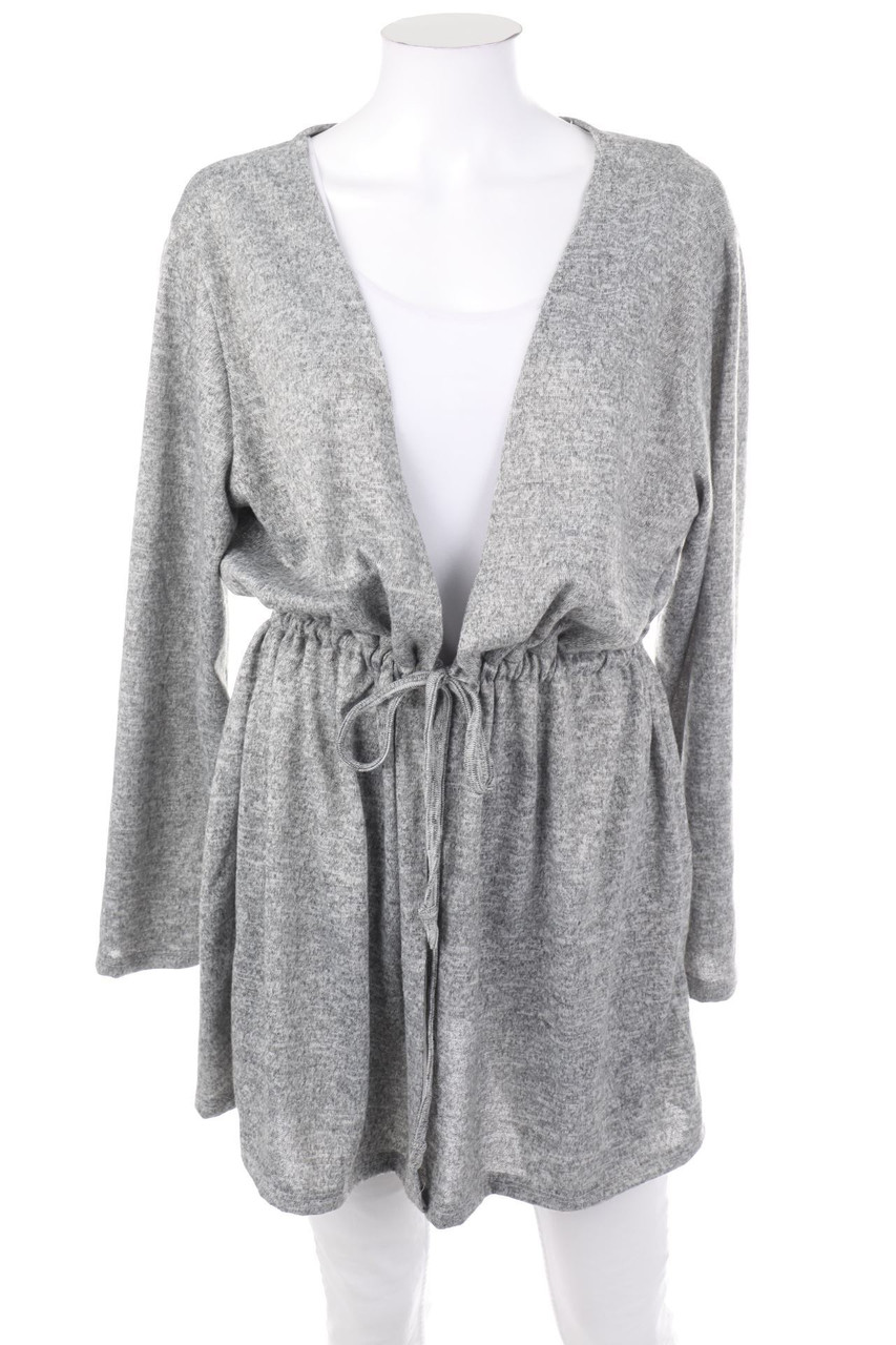 Ohne Label - Long-Cardigan mit Tunnelzug