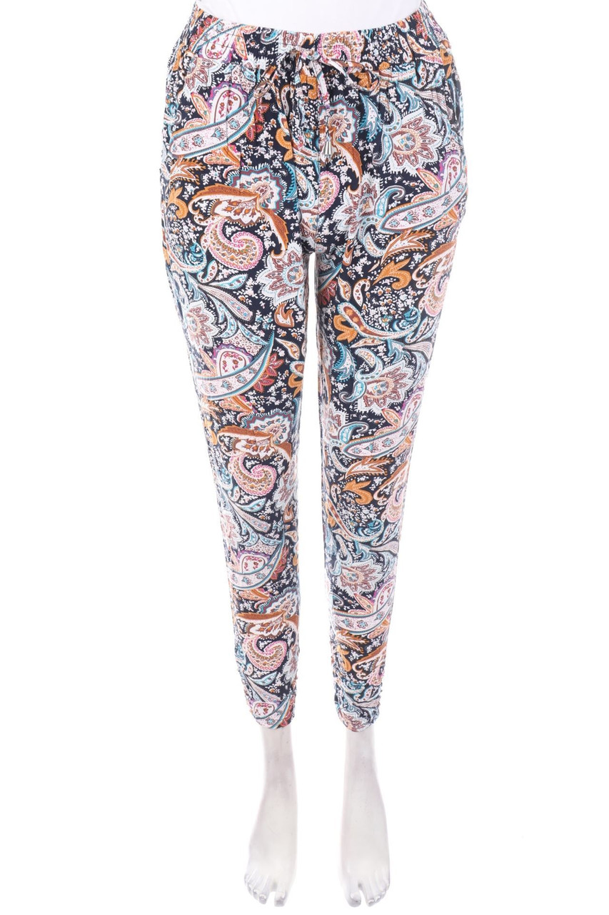 Chicorée - Jogger Pants with Paisley Print - XS