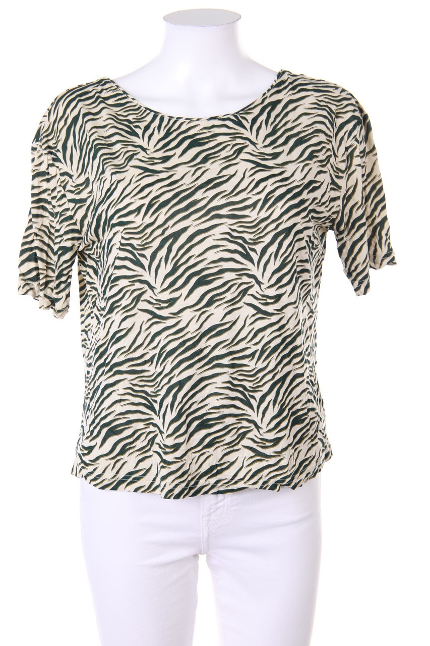 LA REDOUTE - Kurzarm-Shirt mit Animal-Print - M