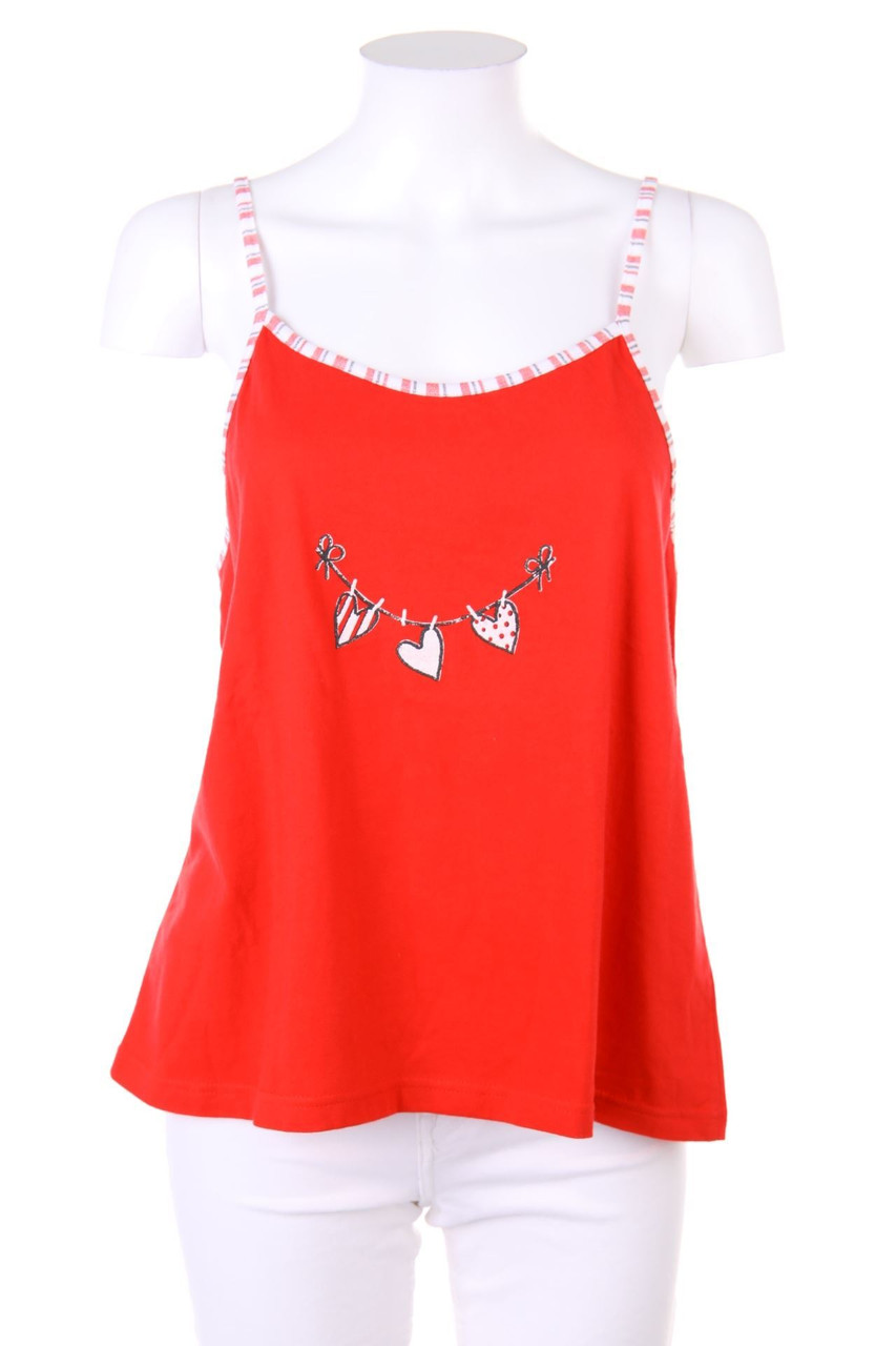 SECONDHAND - Top, Cotton with Print - S