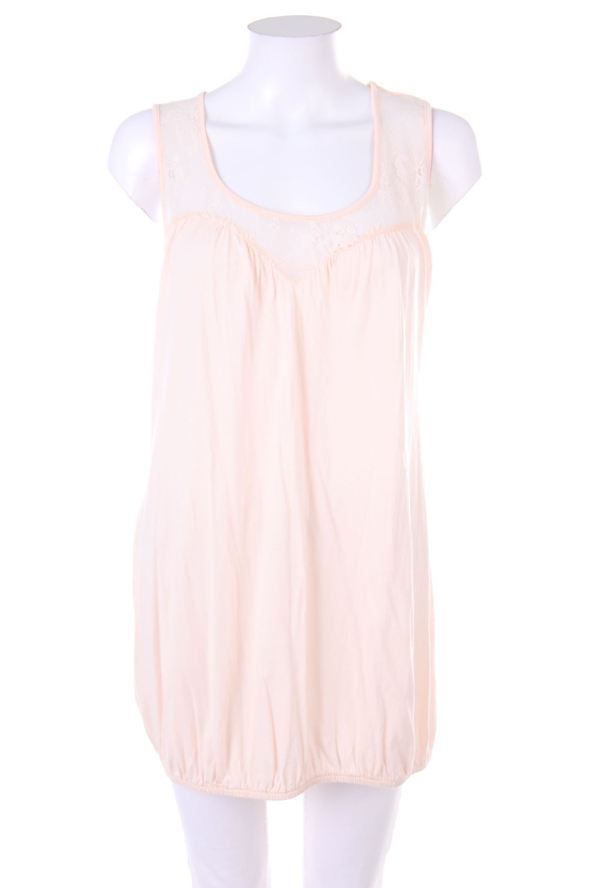 No Label - Mini Dress with Lace Insert - M