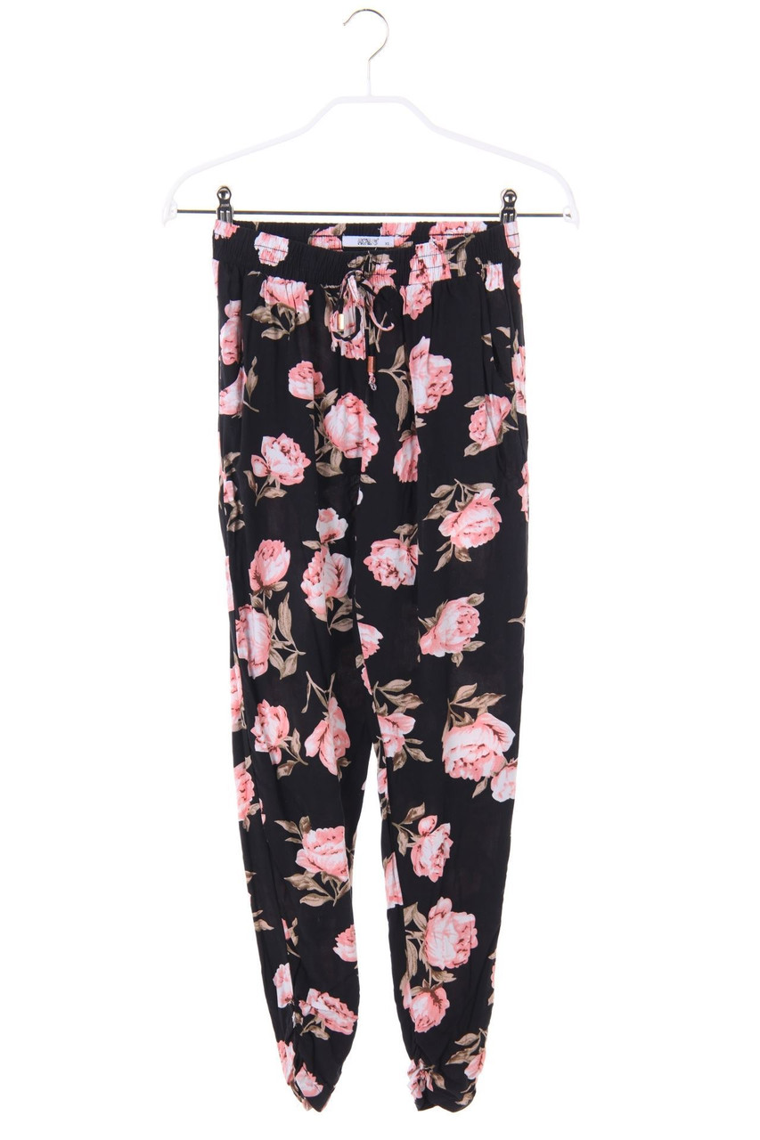 Hailys - Jogger-Hose mit Blumen-Print - XS