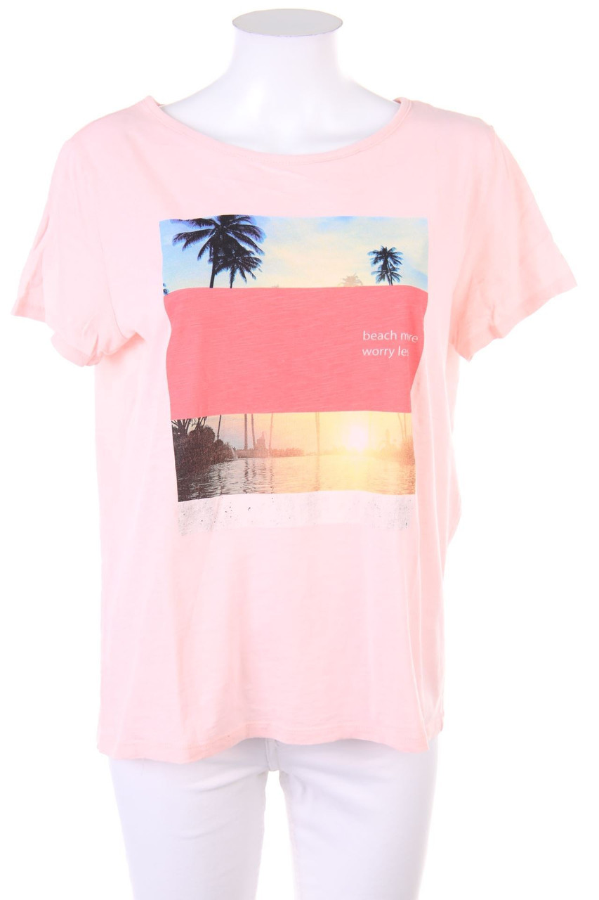 s.Oliver - Shortsleeve-Shirt with Statement Print - D 44