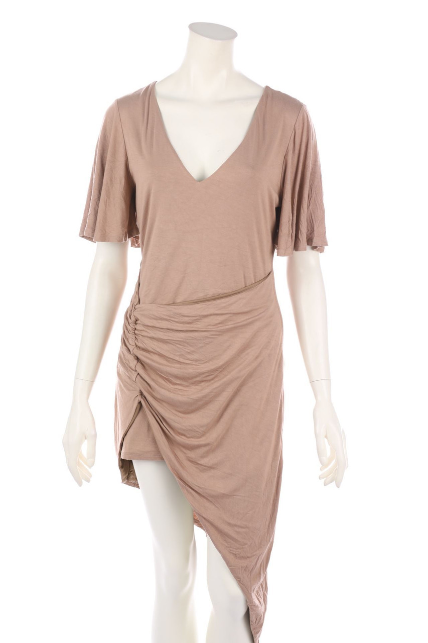 Lovers+FRIENDS - dress, Jersey with Asymmetrical Cut - L