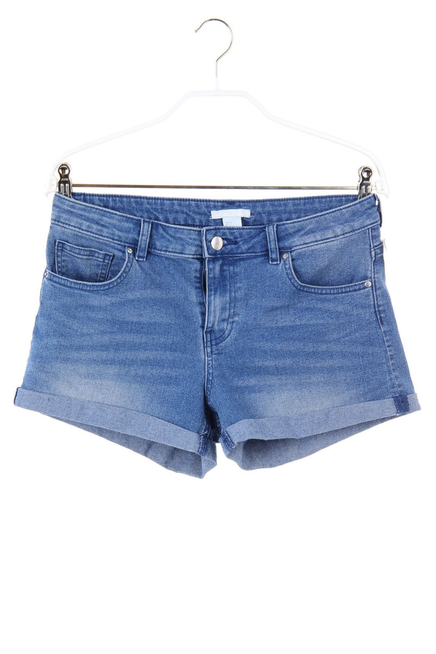 H&M - Basic-Used Look Jeans-Shorts - D 36