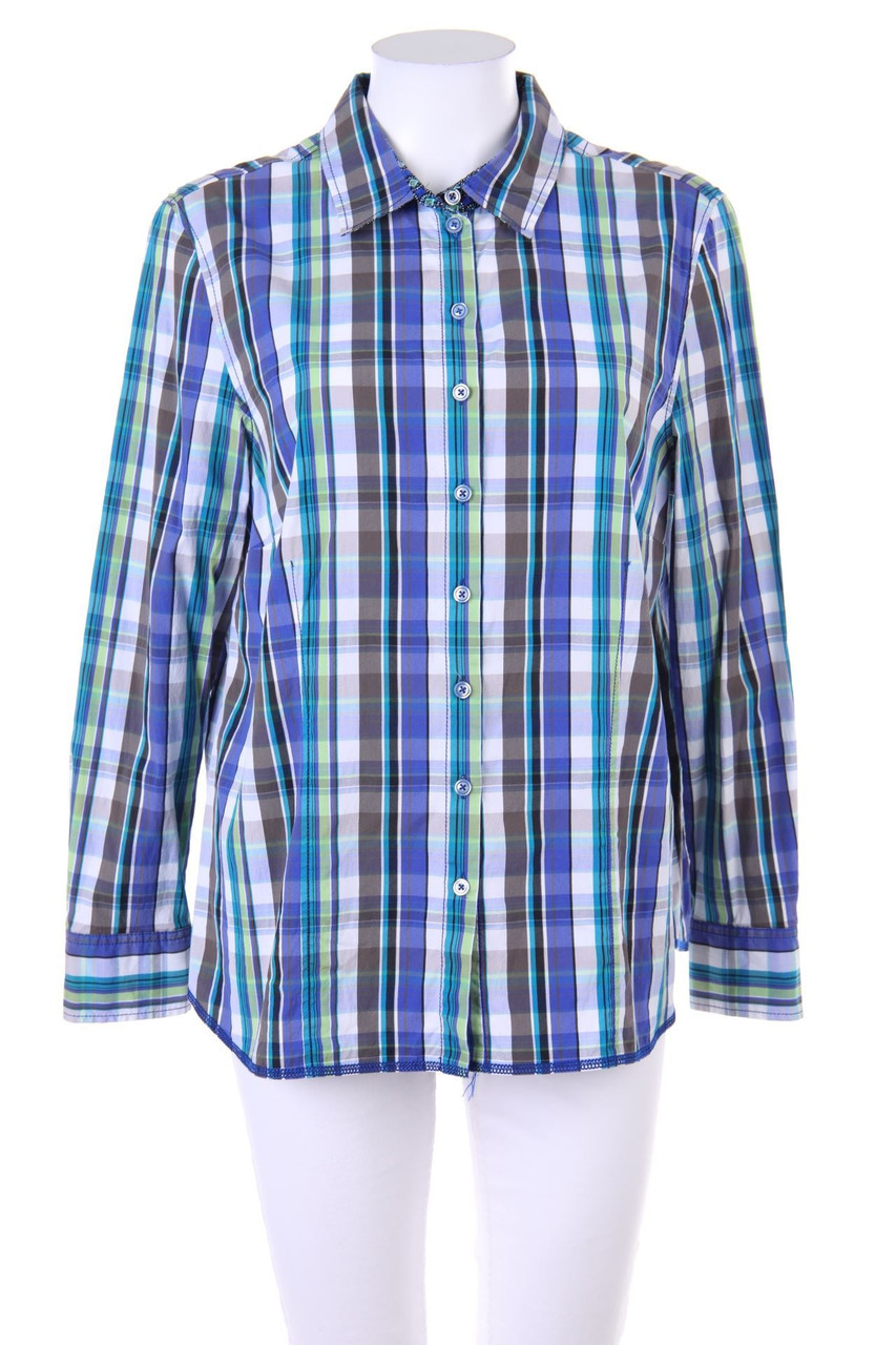 ERFO - Shirt Blouse, Checked - D 46