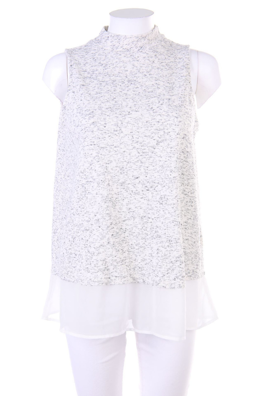 No Label - Blouse Top, Layer Look - XL