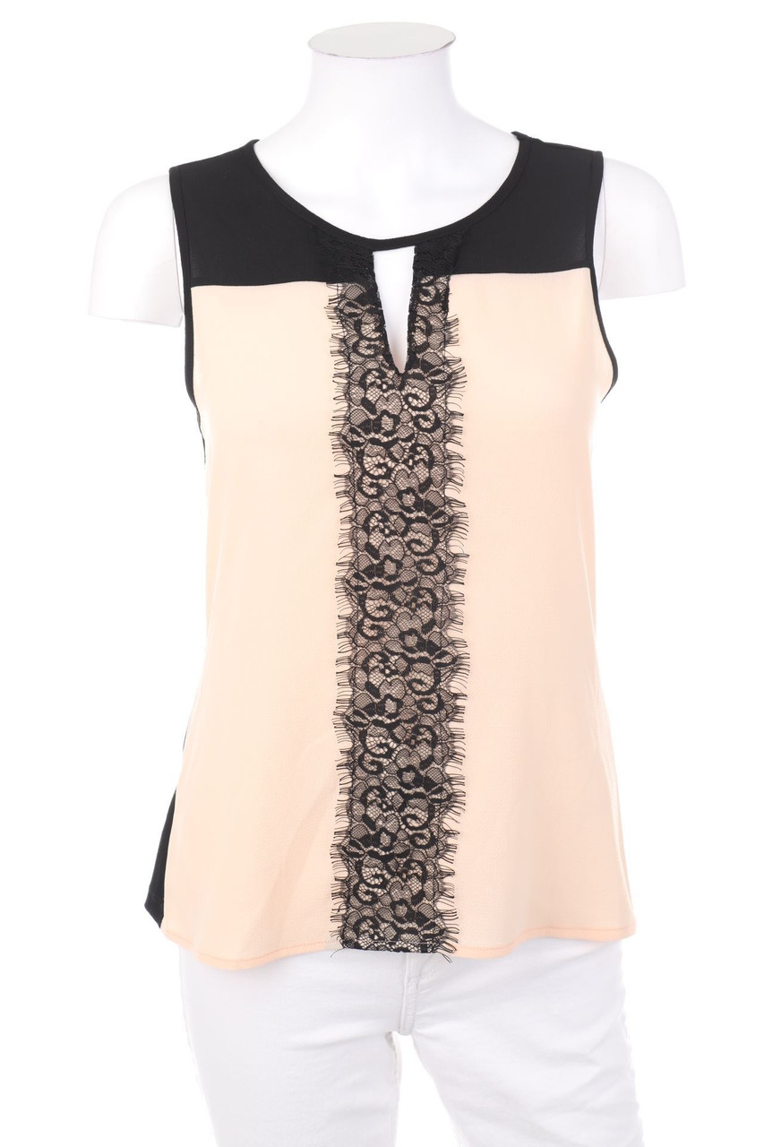 ANNA FIELD - Blouse Top with Lace - D 36