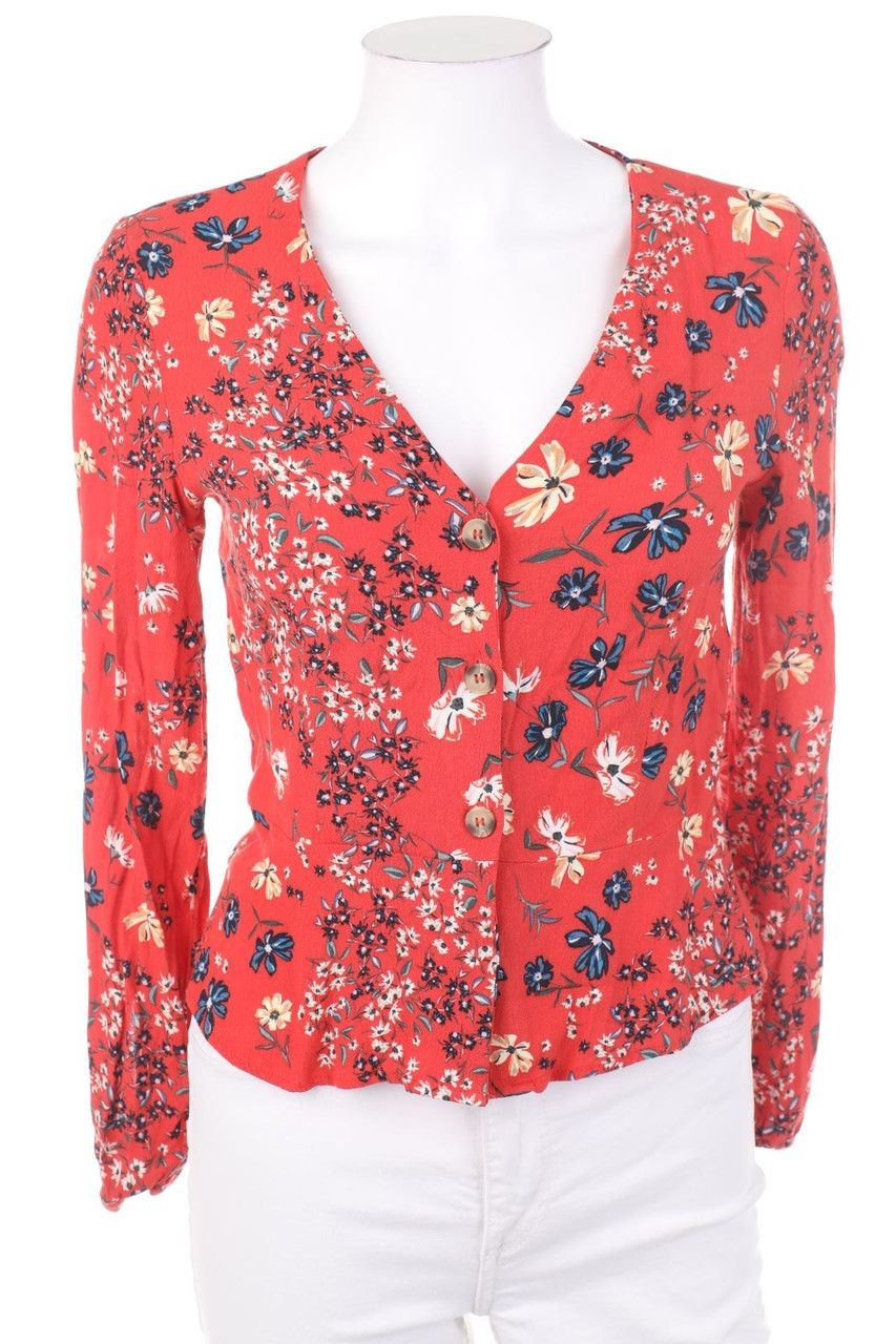 H&M - Bluse mit Blumen-Print - XS