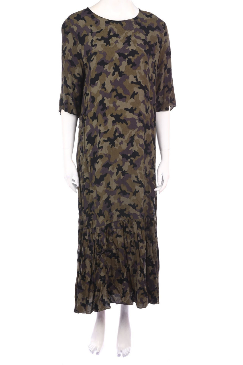 JUST FEMALE - Camouflage-Maxi-Kleid - M
