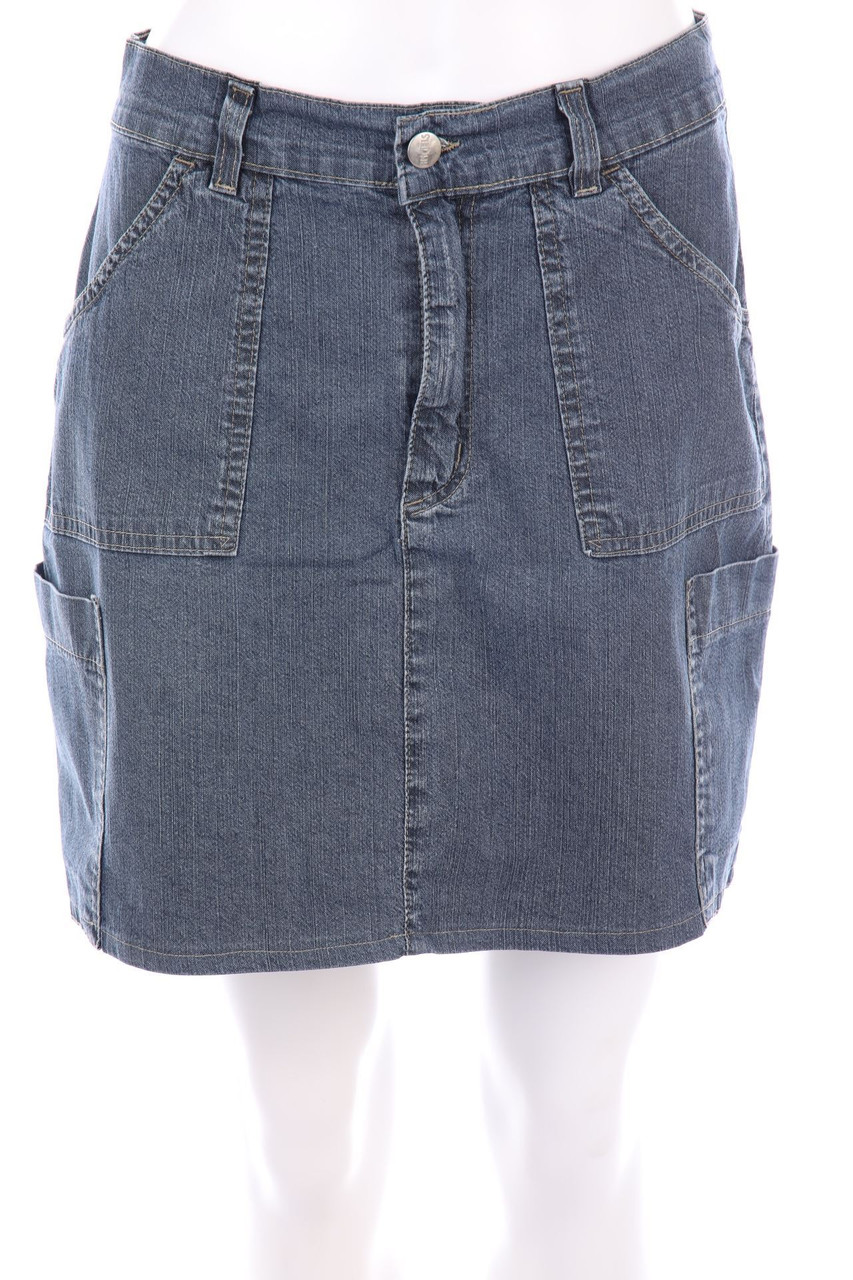 ANGELS - Mini-Jeansrock mit aufgesetzten Taschen - D 36