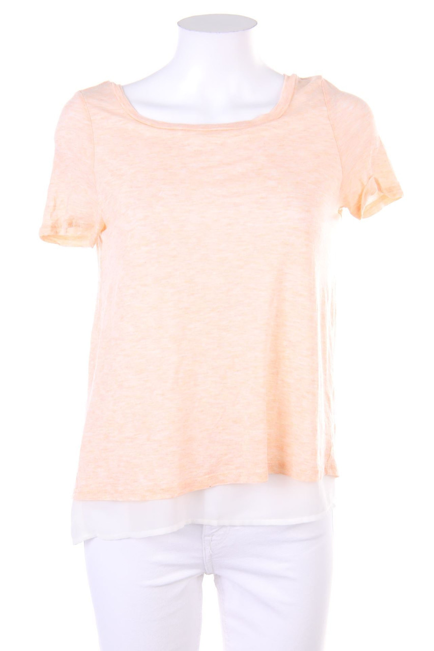 VERO MODA - Kurzarm-Bluse im Layer Look - S
