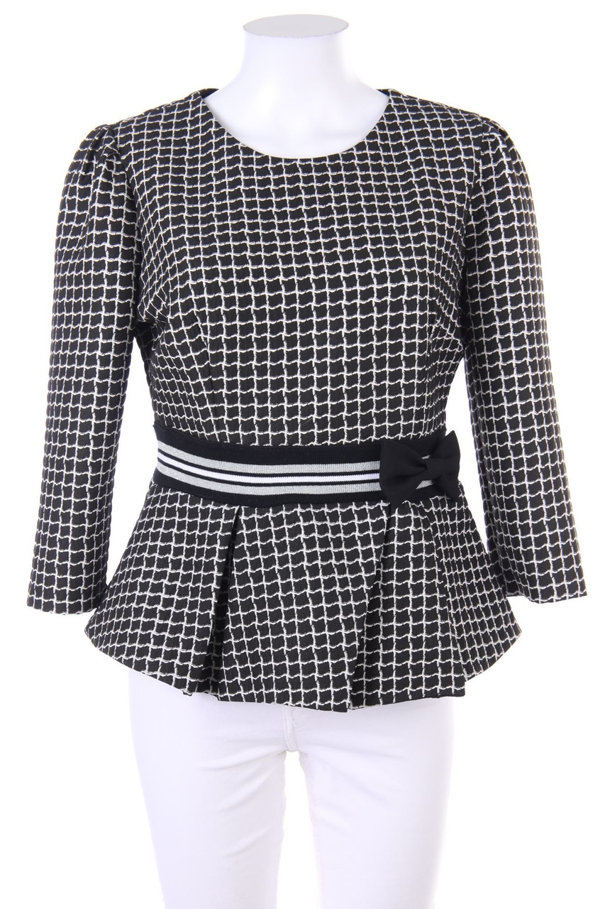 JOYMISS - Checked Blouse with Glitter - D 36