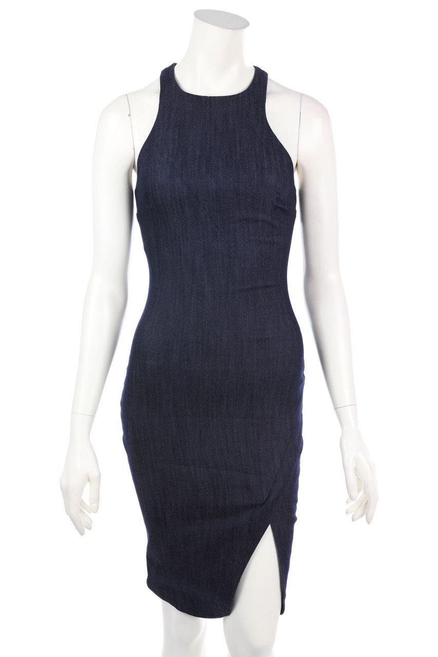 ELIZABETH AND JAMES - Denim Dress with Slit - D 30