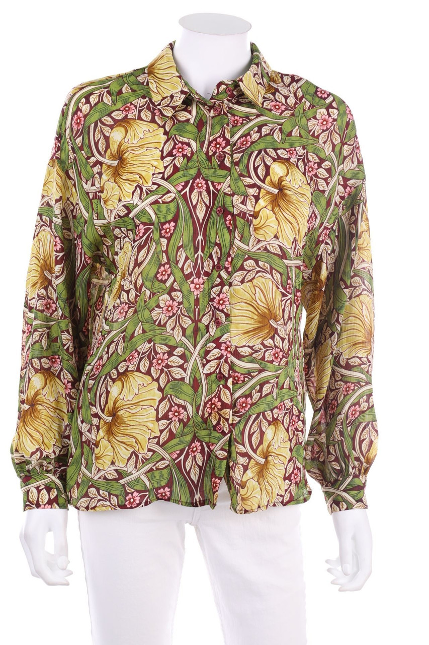 MORRIS & CO. X H&M - Hemd-Bluse mit floralem Muster - D 36