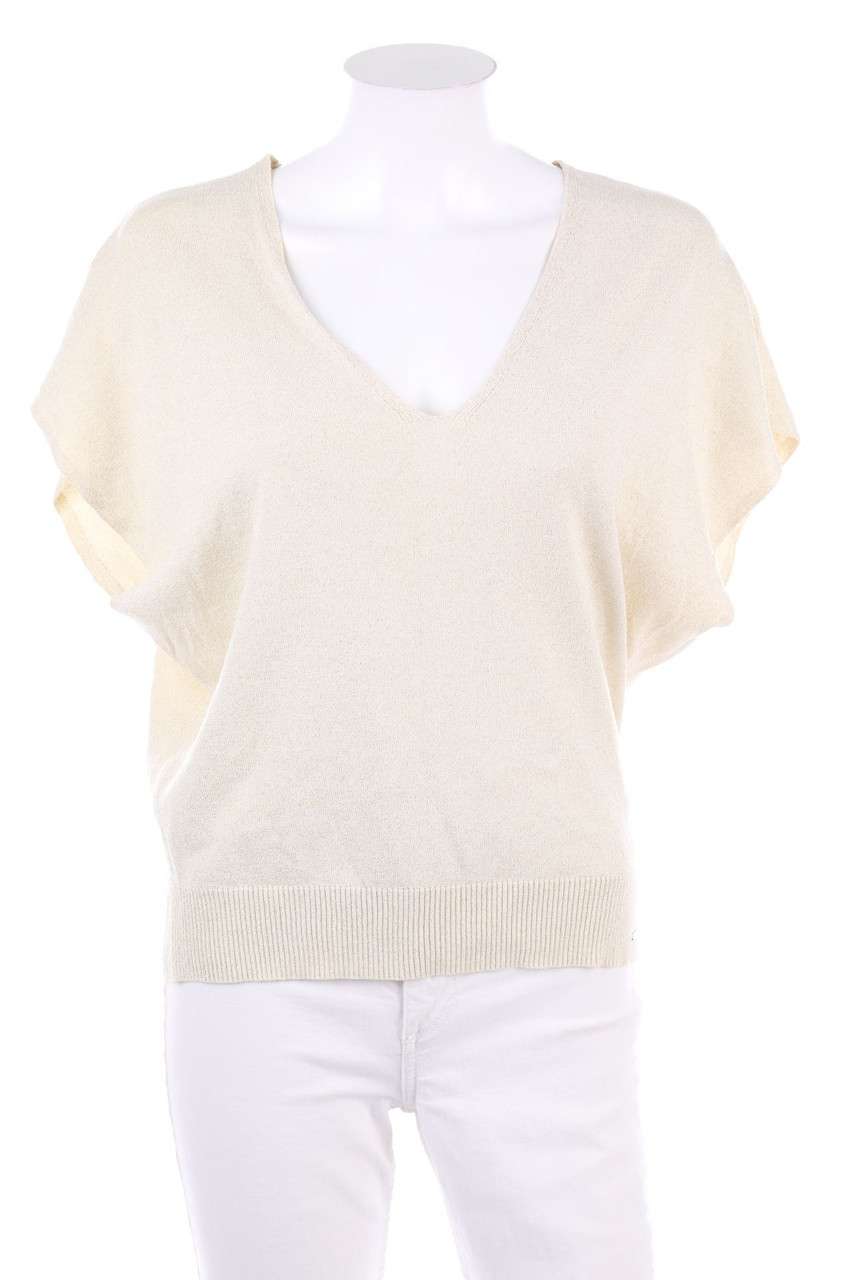 MORGAN - Shortsleeve-Pullover with Glitter - S