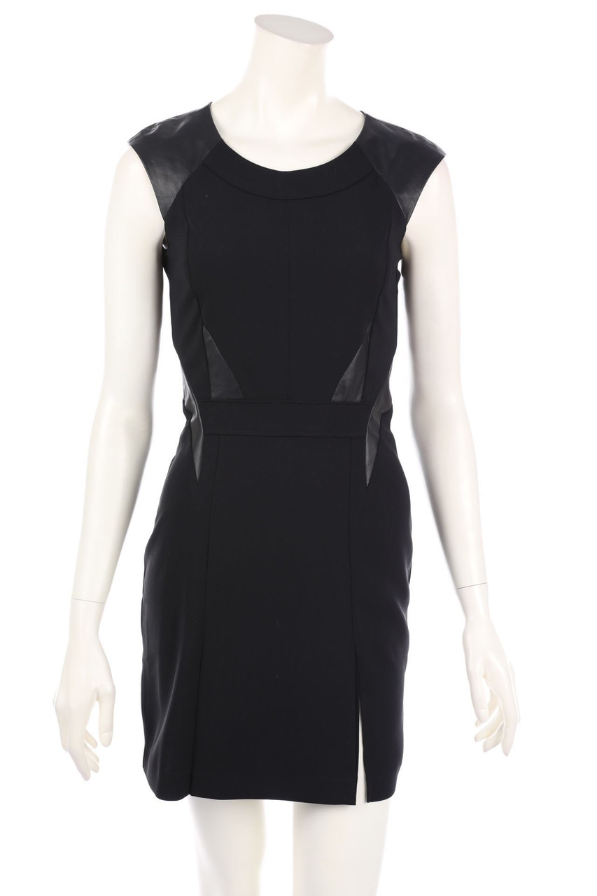 The Kooples - Sheath Dress with Leather Details - XS