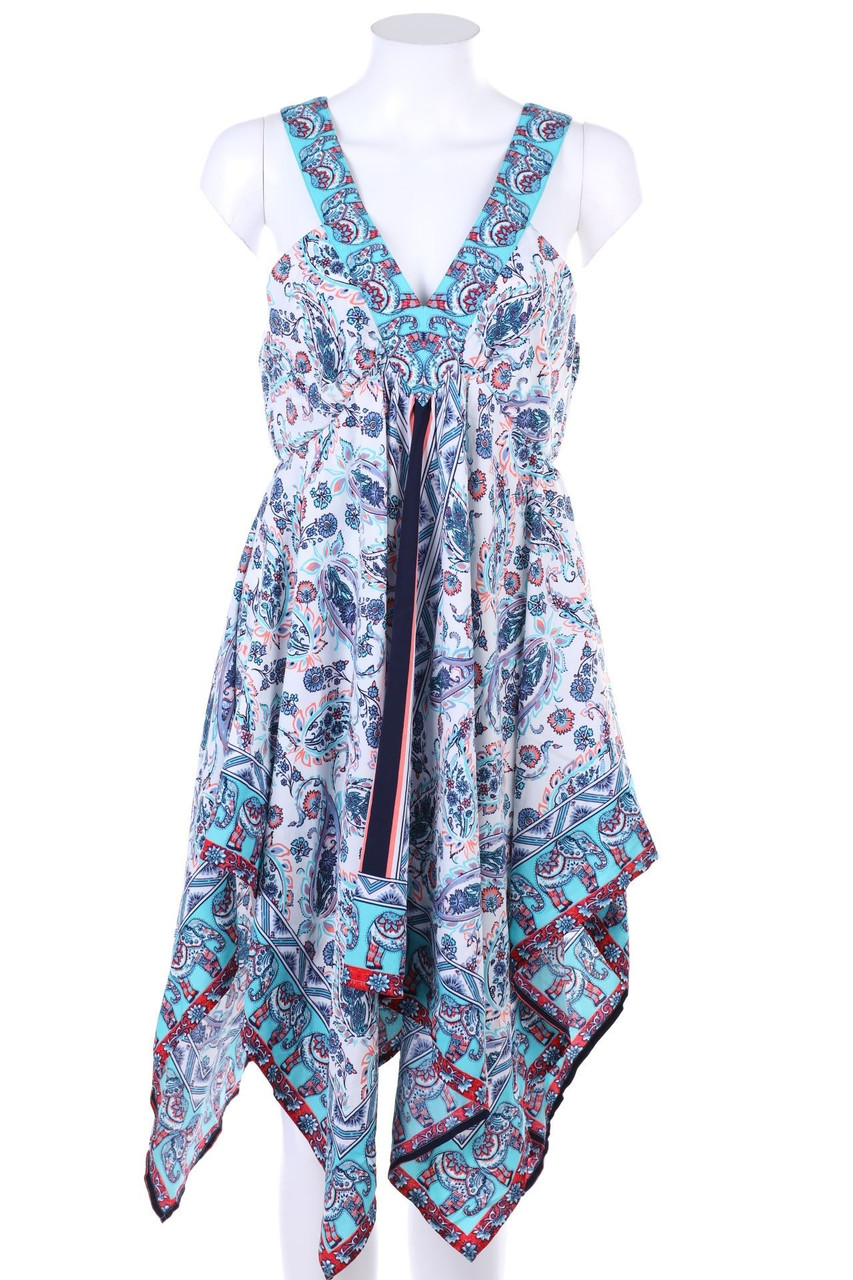 TALLY WEiJL - Mini Dress, Jersey with Print - L