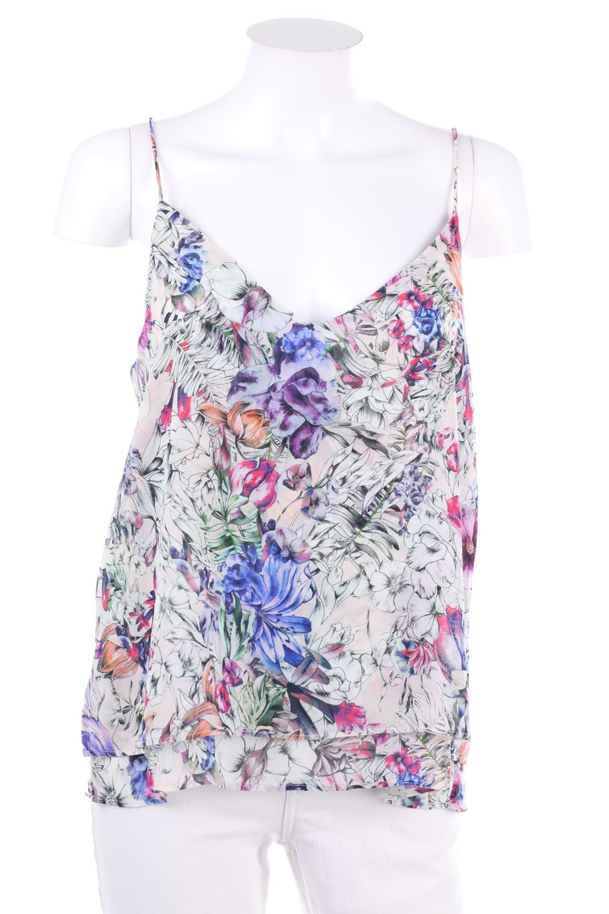 H&M - Top in A-Linie mit Blumen-Print - D 38