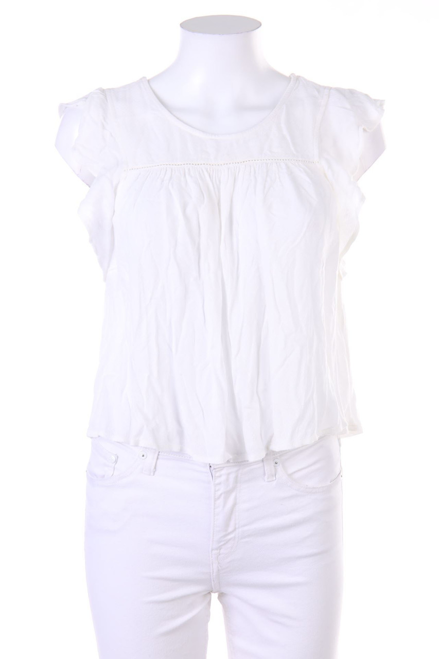 CLOCKHOUSE by C&A - Shortsleeve-Shirt with Volants - D 38