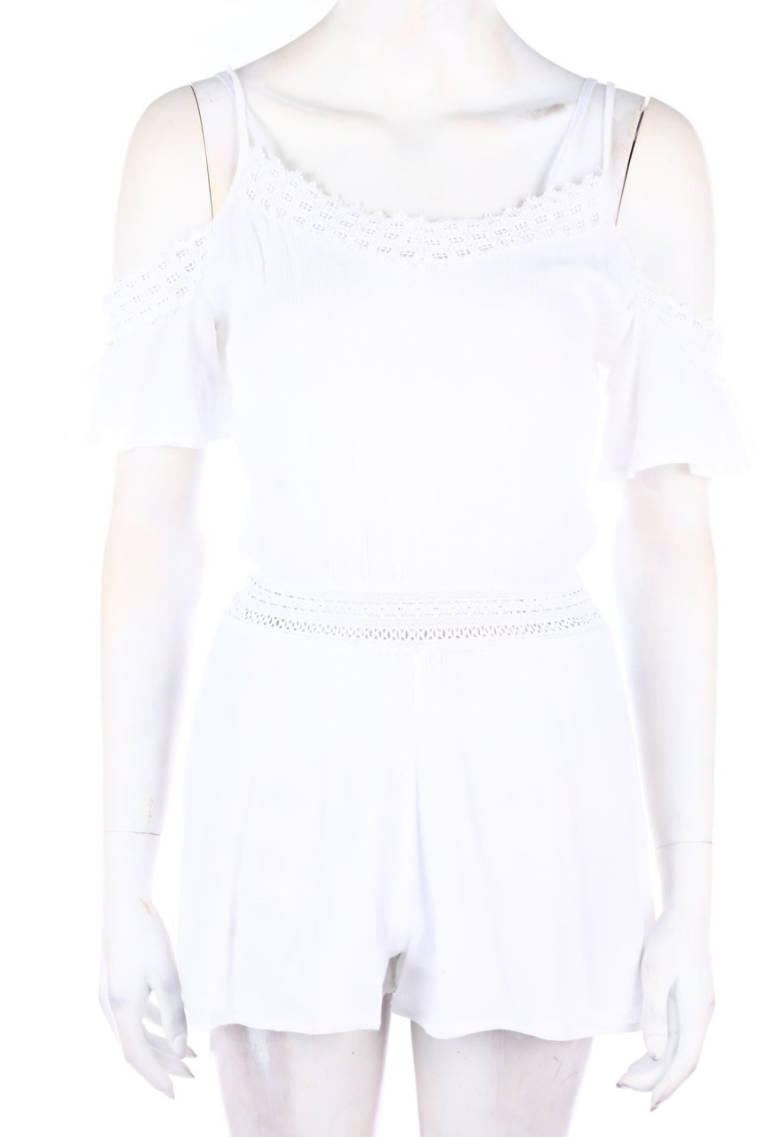 No Label - dress, Boho Style with Lace - S