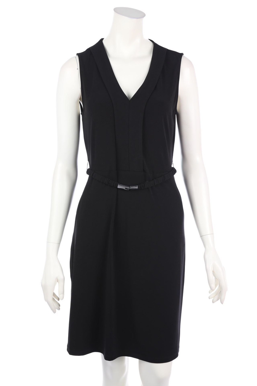 comma - Abendkleid aus Jersey mit tiefem Ausschnitt - D 38