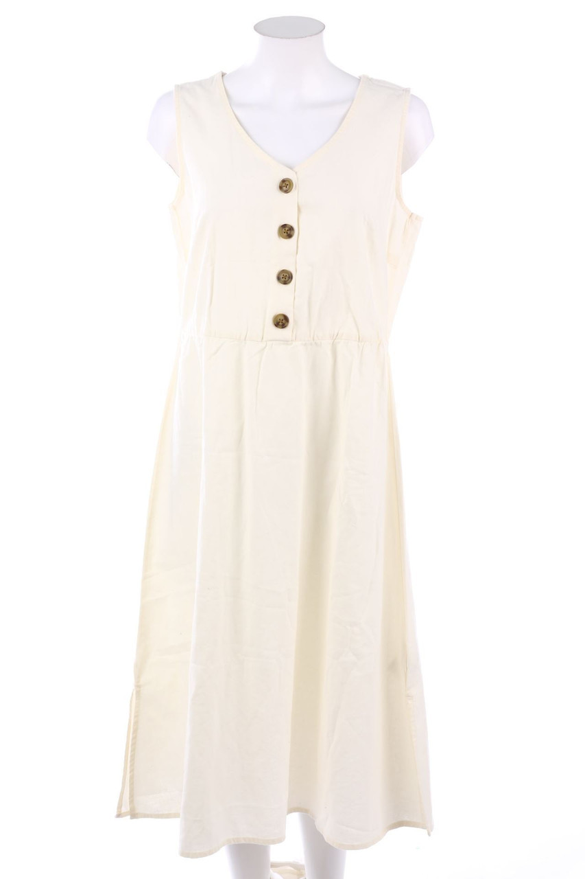 bonprix collection - Midikleid aus Leinen-Mix - D 40