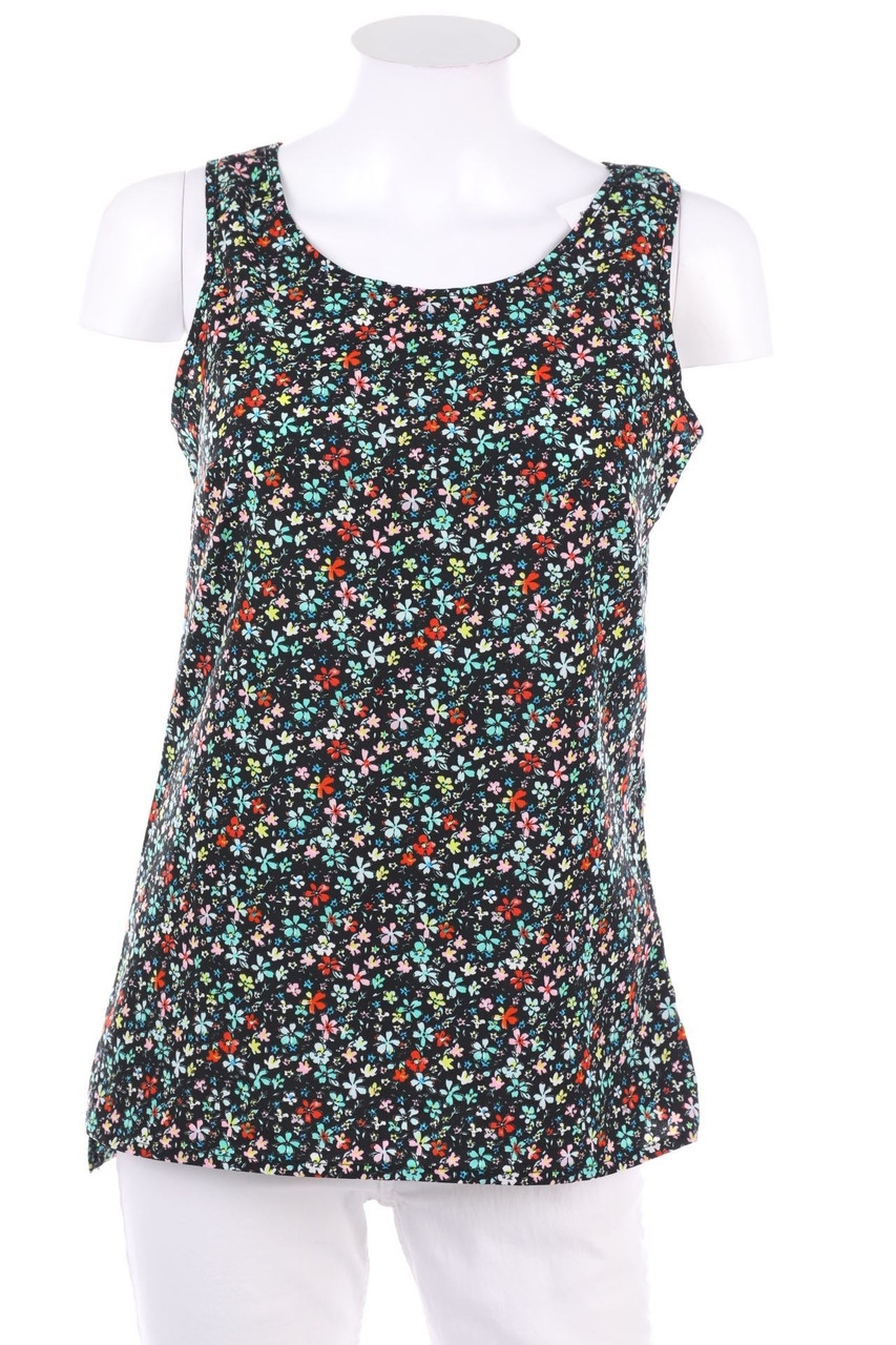 No Label - Blouse Top with Flower Print - XS