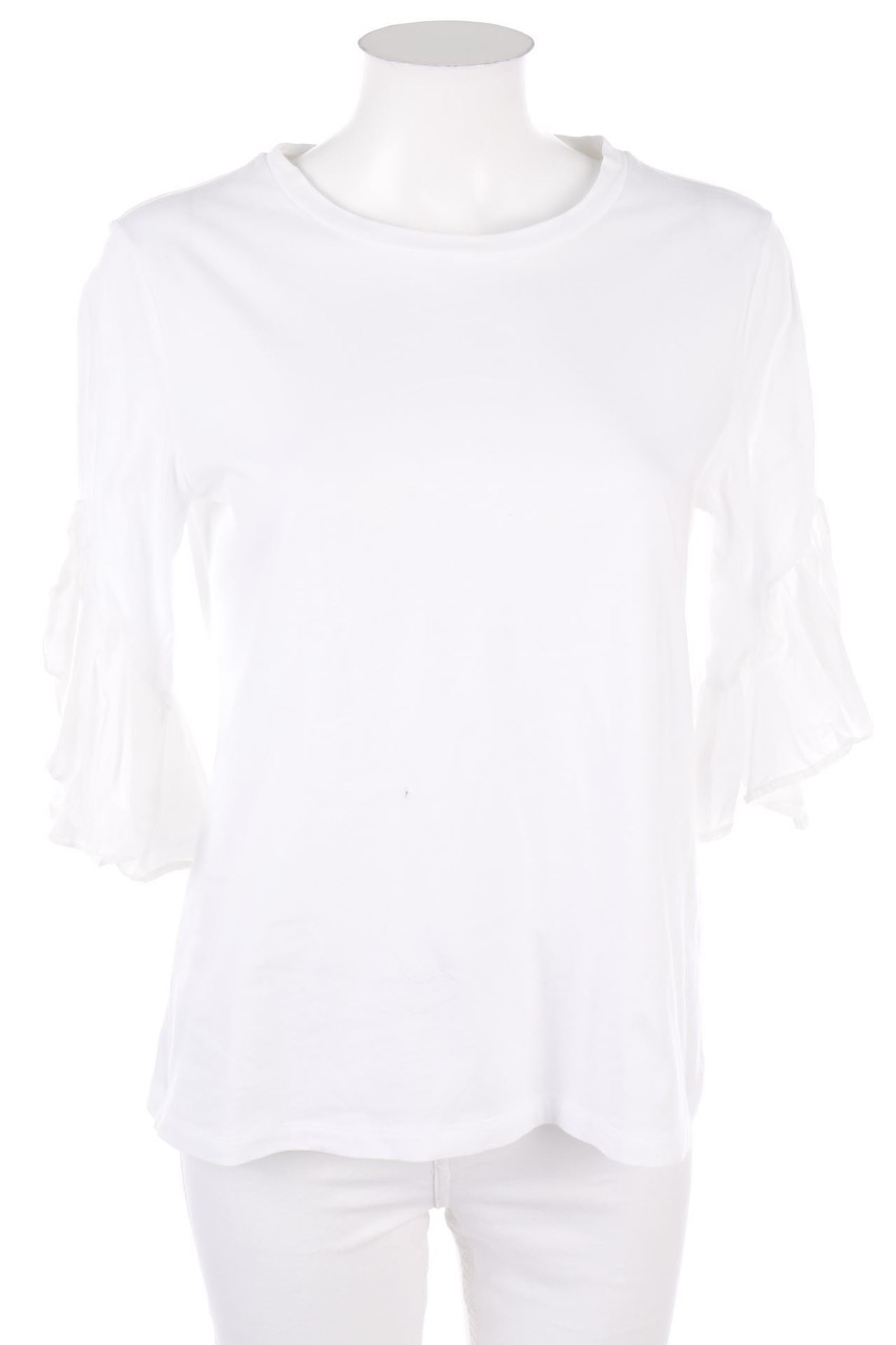 BANANA REPUBLIC - 3/4-Arm-Shirt mit Raffungen - M