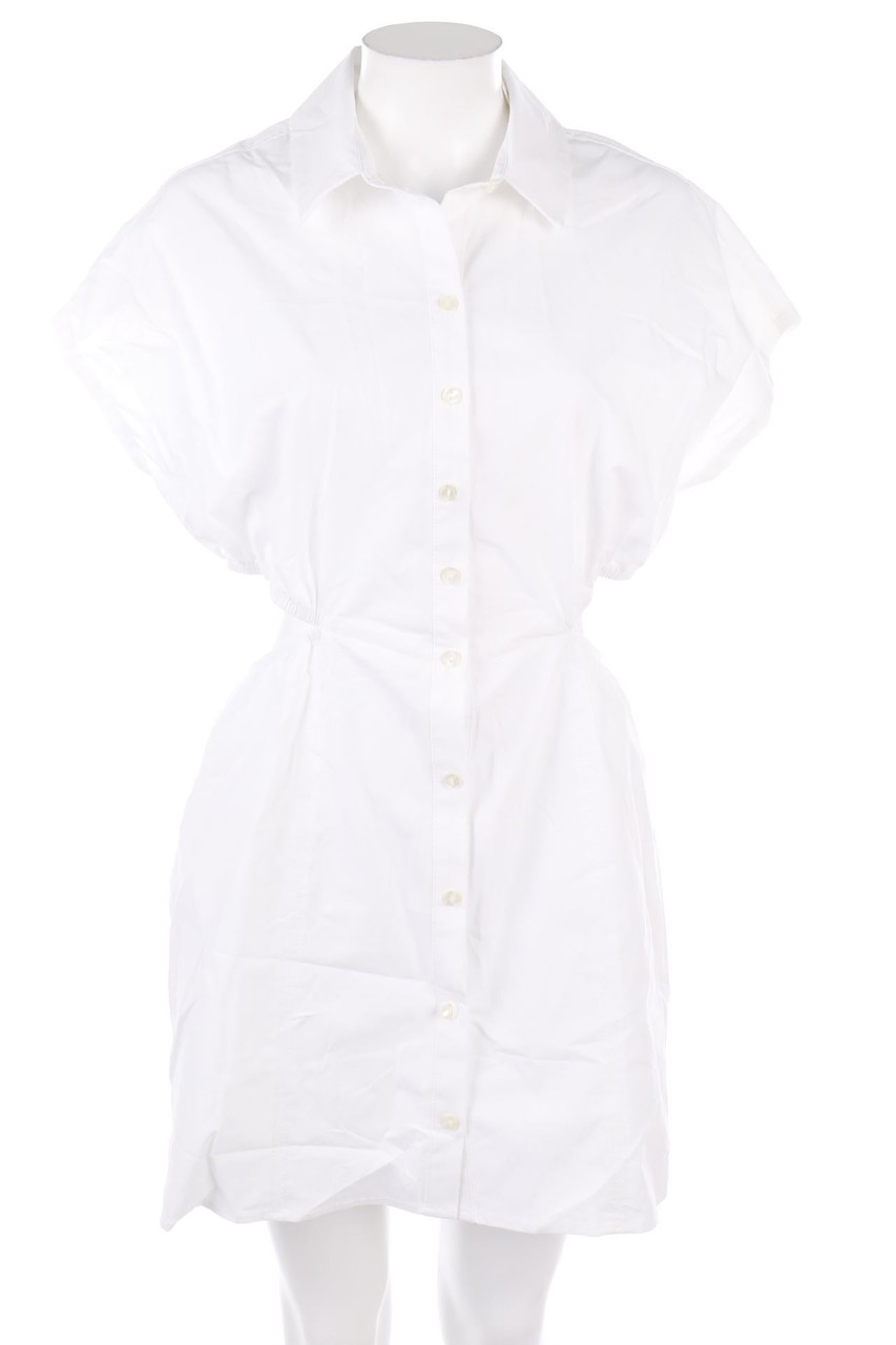 Bershka - Shirt Dress with Cut-Out - L