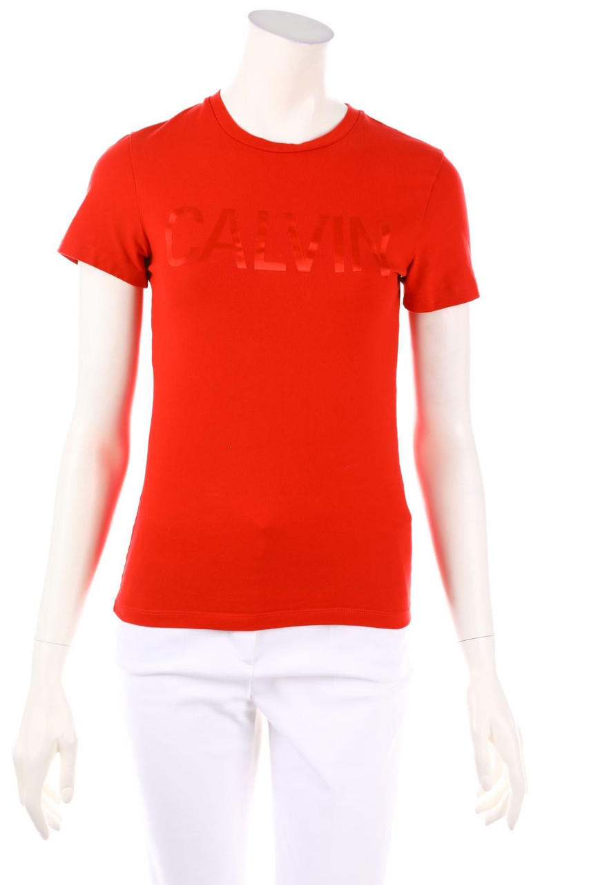 Calvin Klein Jeans - Shortsleeve-Shirt with Logo-Print - XS