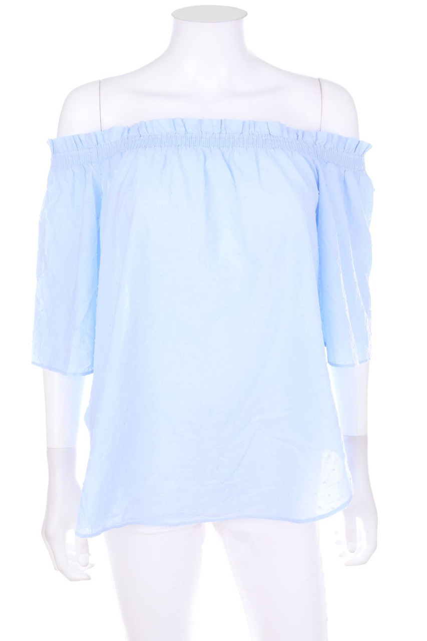 H&M - Carmen-Bluse mit Rüschen - D 42