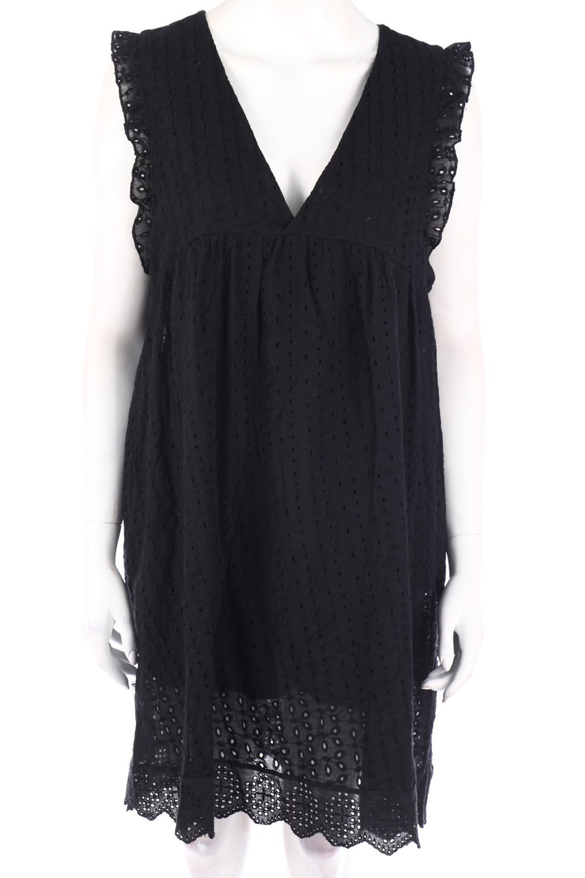 No Label - dress, Layer Look, Eyelet Lace  - XL