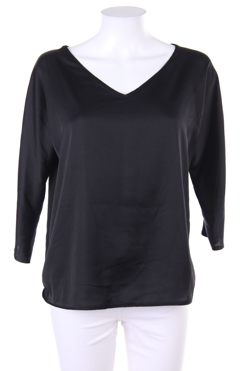 MANGO - Satin-Bluse mit 3/4-Ärmel - XS