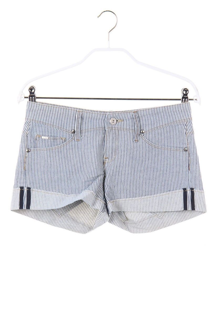MANGO JEANS - Jeans-Shorts mit Streifen - D 32