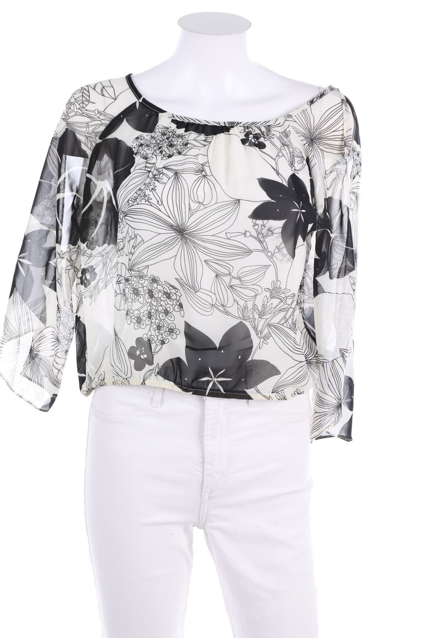 Caroline Morgan - Blouse with Flower Print - D 36