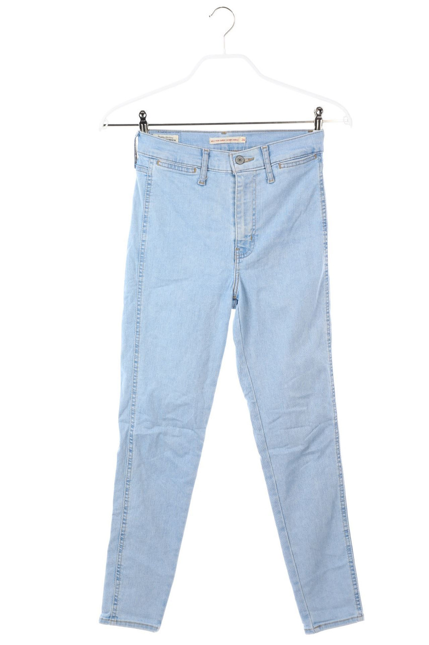 LEVI´S - Used Look Skinny-Jeans mit Logo-Patch - W26