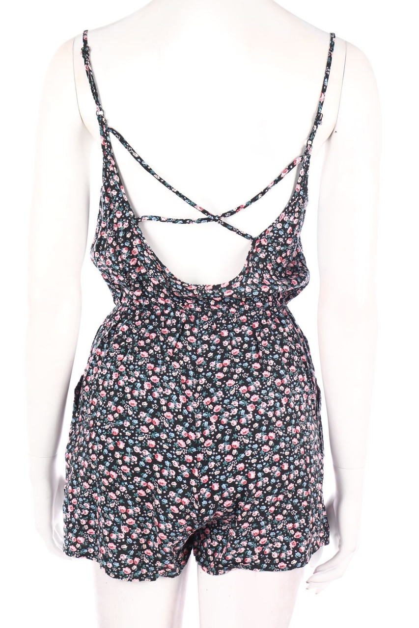 H&M DIVIDED - Playsuit mit Blumen-Print - D 38