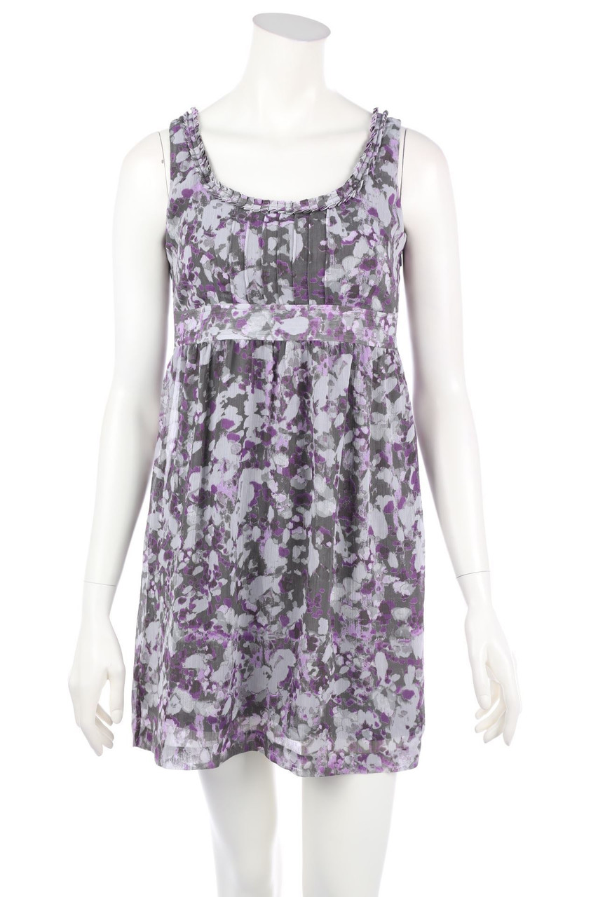 ANN TAYLOR LOFT petites - Chiffon-Dress with Frills - D 30