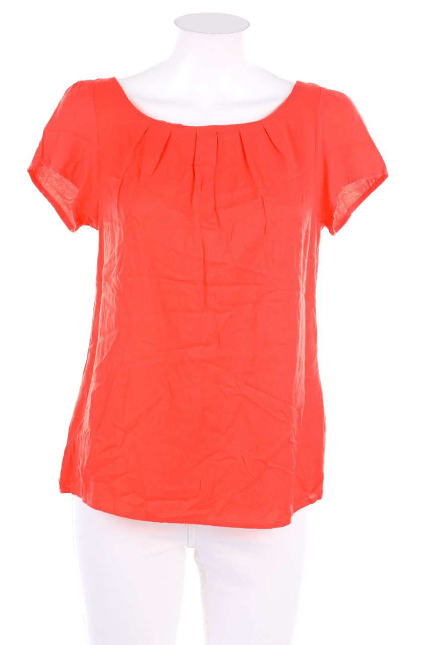 TCHIBO - Kurzarm-Bluse mit Reißverschluss - D 36-38