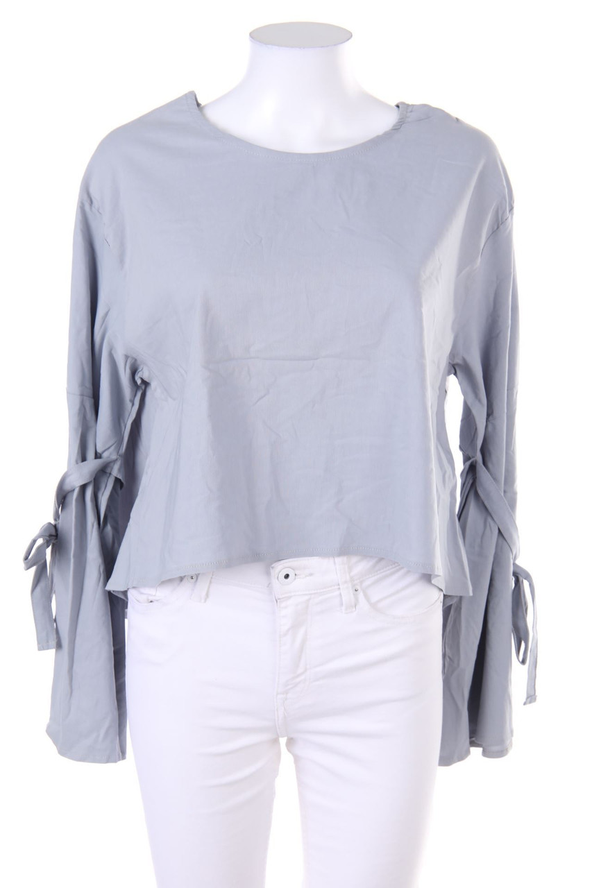 No Label - Blouse with Trumpet Sleeves - S