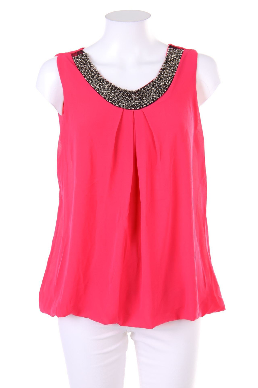 TODAY - Blouse Top with Pearls - M