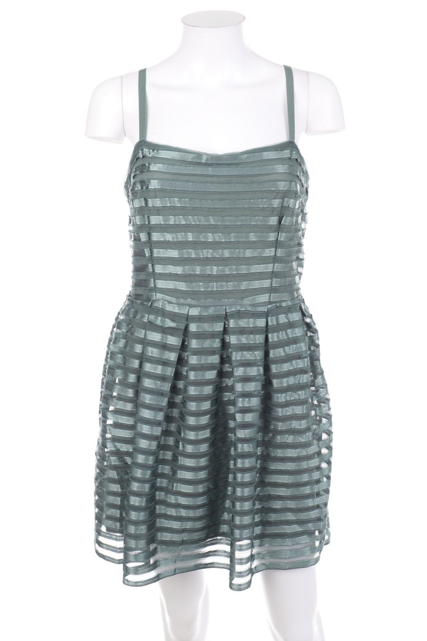 H&M - Kleid mit Mesh-Einsatz - M