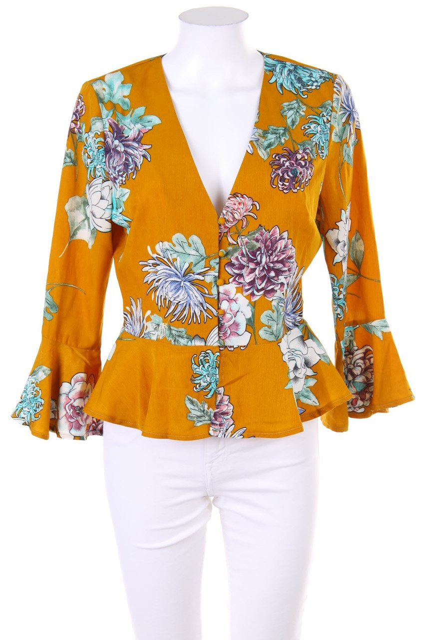 MISSGUIDED - Blouse with Flower Print - D 36