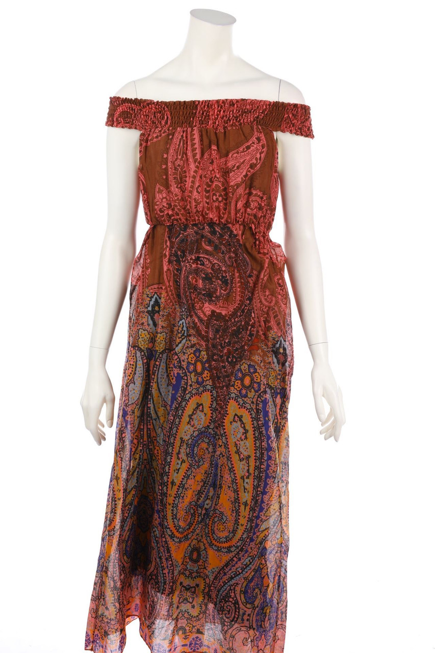 Phase Eight - Carmen-Maxi-Kleid im Boho-Stil - XS