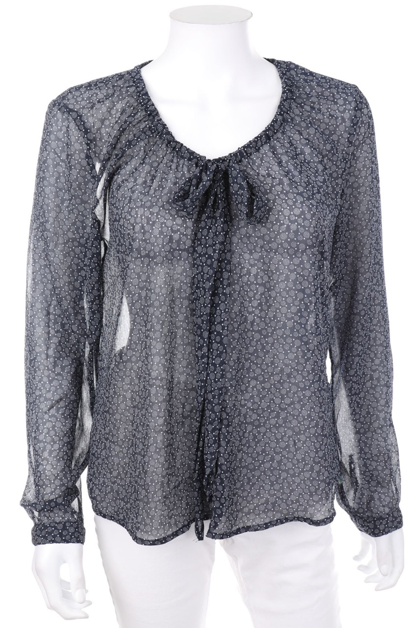 ESPRIT - Chiffon-Bluse mit Print - D 38