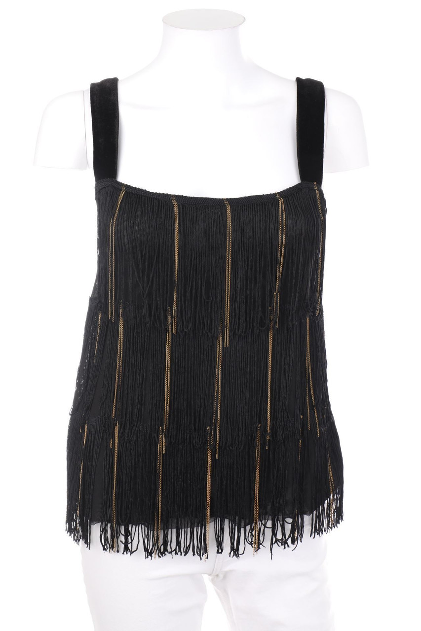 Stradivarius - Party-Top mit Fransen - M